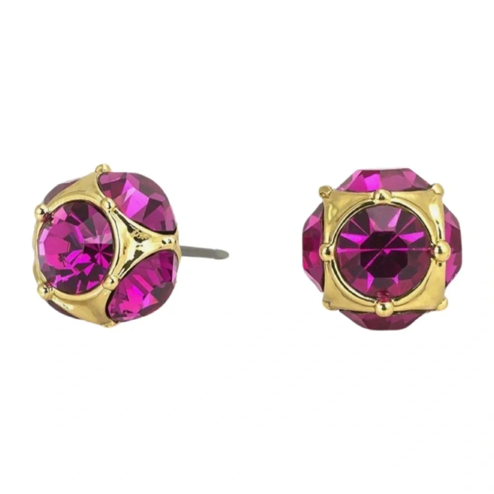 KATE SPADE • Pink Lady Marmalade Crystal Earrings